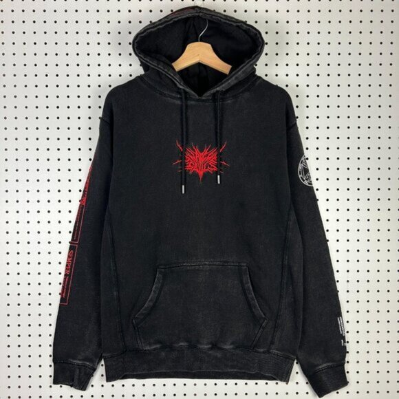 SwaggerSouls Hoodie Merch Small Affliction Style 2020 Sweatshirt Gothic Misfits - Picture 5 of 10